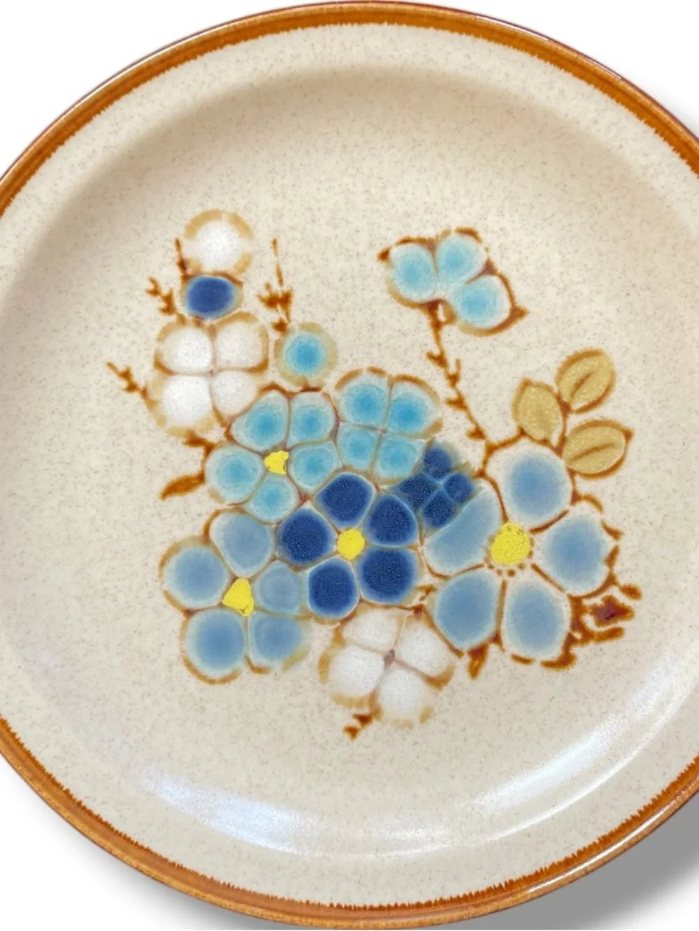 Yamaka-Crestone salad plates, night blue SY-6318, stoneware, 1970’s